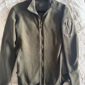 Arc'teryx Forest Green Zip-Up Jacket
